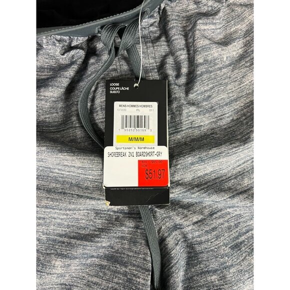 Under Armour Men's Shorebreak 2N1 Boardshorts Mod Gray Fade Heather Sz. M    NEW - Picture 4 of 7